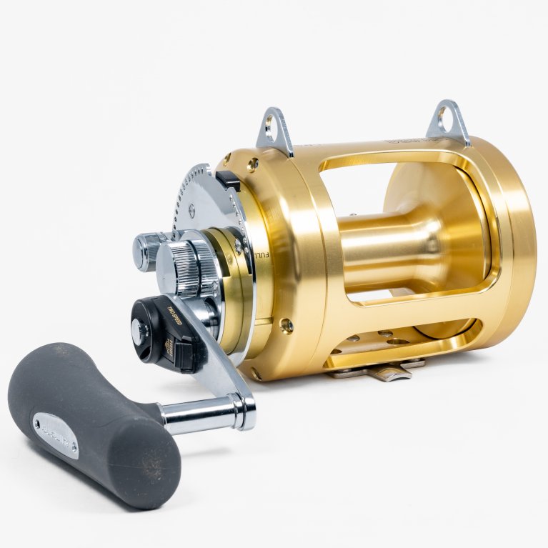 SHIMANO Tiagra A TI50WLRSA Big Game Two-Speed Conventional Reel, 37 Line  Speed