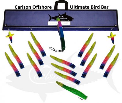 Carlson Ultimate Bird Bar 36" with 14 9" Machine Lures and 12" Machine Stinger