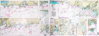 Captain Seagull's Coast of Connecticut and Fisher's Island Inshore Nautical Chart