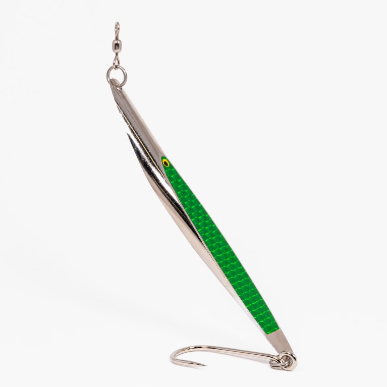 Deadly Dick Lure #4 Long Casting Green 3oz Bucktail Siwash