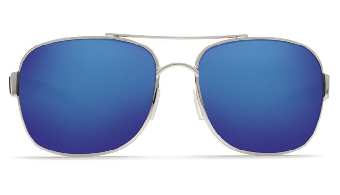 Costa Del Mar Cocos Polarized Sunglasses 580G Glass Palladium/Copper Aviator 