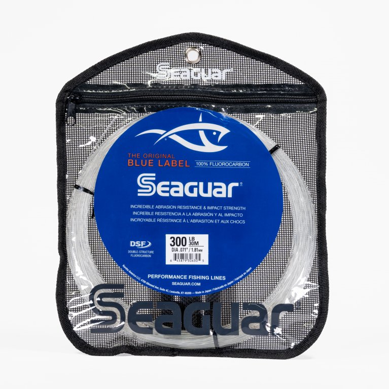 Seaguar Blue Label Big Game 30 Meter Fluorocarbon Leader (300 Pounds)