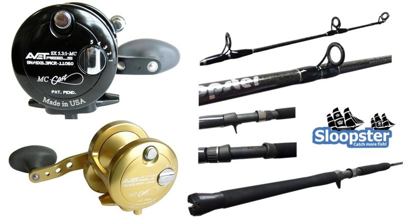 Avet SX 5.3 MC Reel Sloopster SLJ66MH Jigging Casting Rod