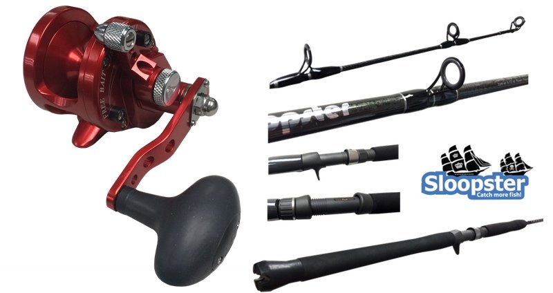 Avet SXJ 5.3 Reel Sloopster SLJ66MH Jigging Casting Rod Combo