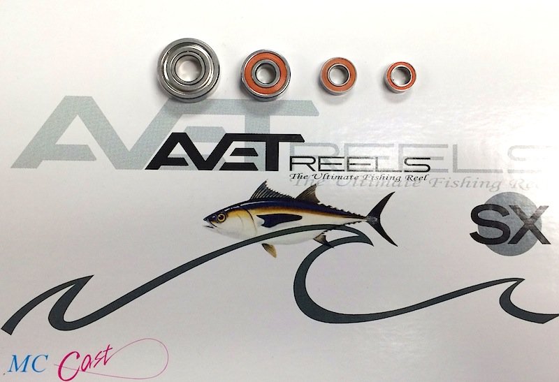 J&H Tackle Sealed ABEC-7 Ceramic Ball Bearing Upgrade Kit For