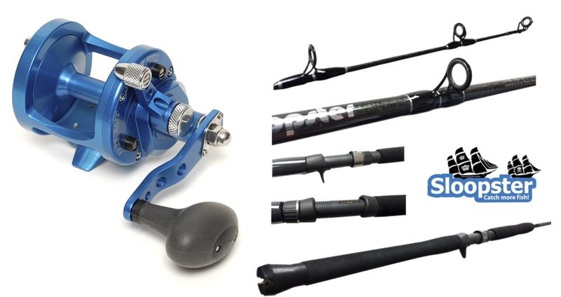 Avet MXL 5.8 Reel Sloopster SLJ66MH Jigging Casting Rod Combo