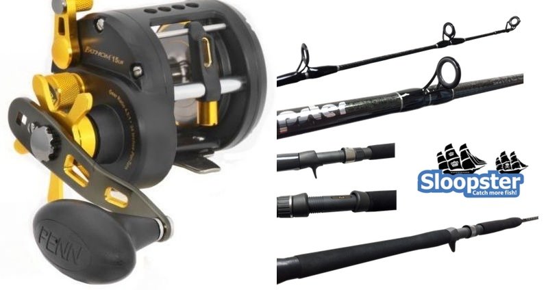 Penn Fathom FTH15LW Levelwind Reel Sloopster SLJ66MH