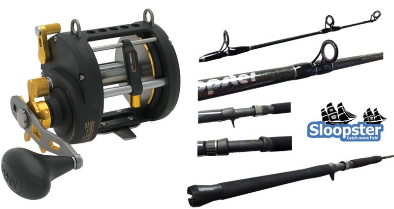 Penn Fathom FTH20LW Levelwind Reel / Sloopster SLJ66MH