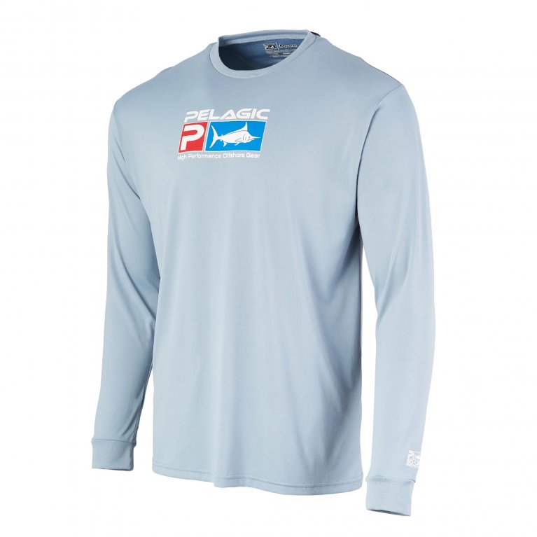 Pelagic Men's Aquatek Shirt Blue - Size - 2XL