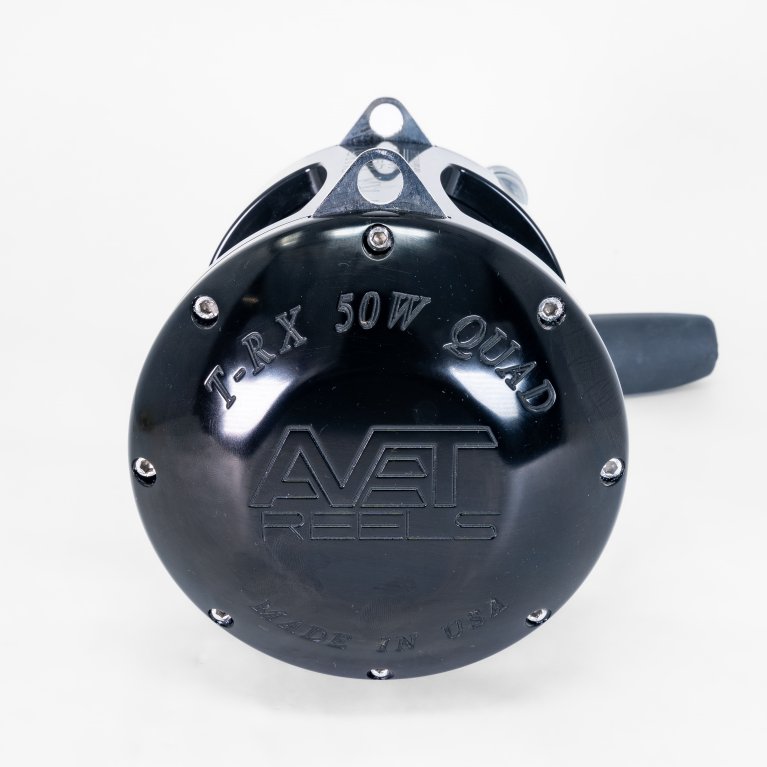 Avet T-Rx 80W 2-Speed Quad Disc Big Game Reel, Red Right Hand Wind