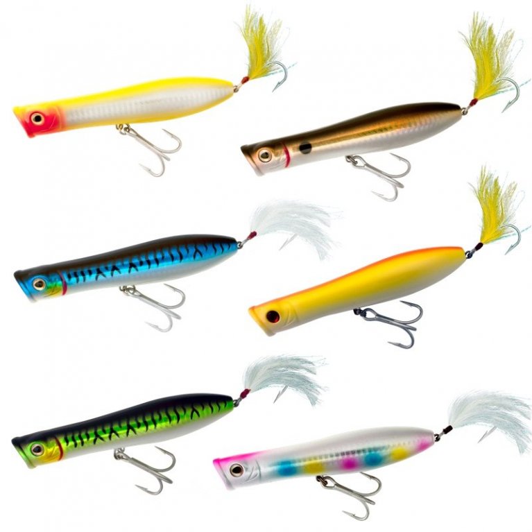 Tsunami Talkin’ Pencil Popper 5” – Blue Mackerel XD Extra Distance Fishing Lure – Topwater Popper For Saltwater
