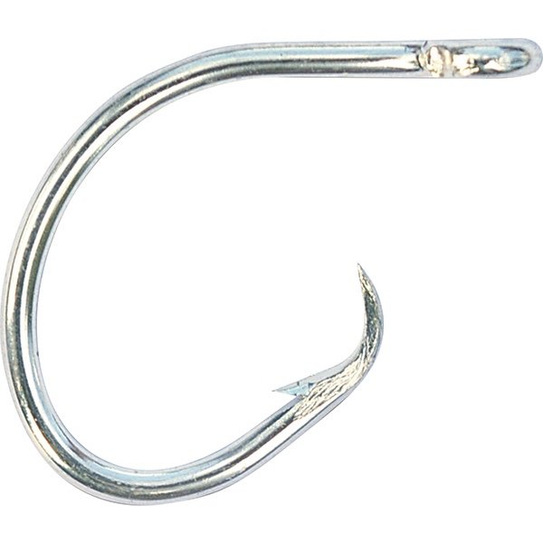 Silver Wire Mustad 39960 Circle Hook 3 ft Castable Shark Fishing Rig 275lb. 