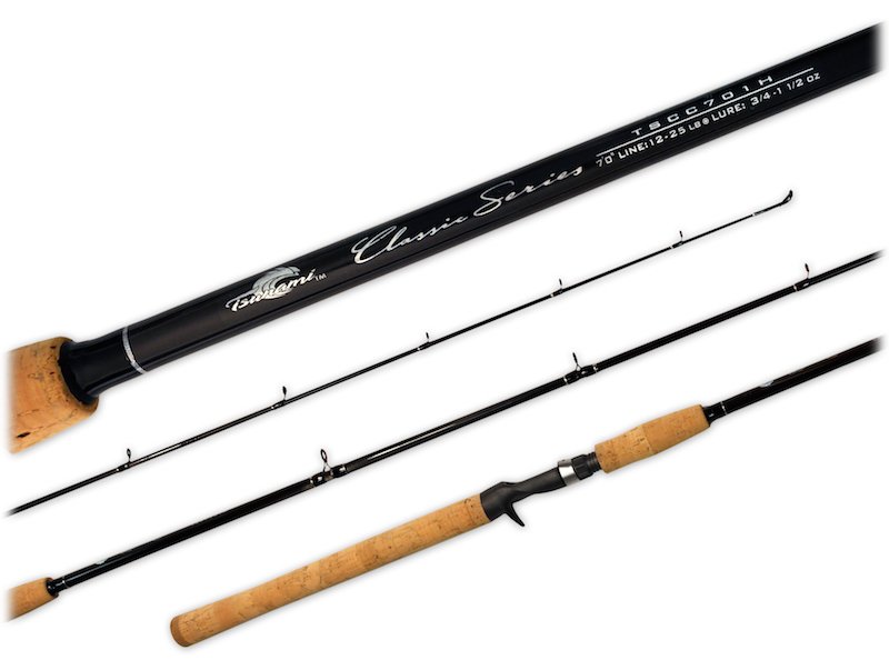 Tsunami Classic Travel Rods 7ft 3pc Spinning & Conventional 