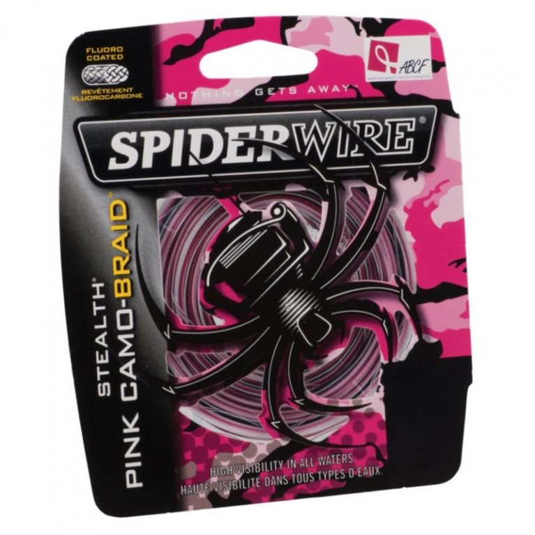Spiderwire Stealth Pink Camo Braid