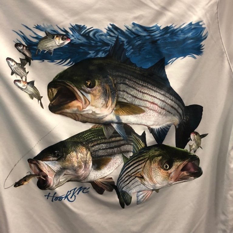 Striper Fever Striped Bass T-Shirt | Striper Fishing Shirt
