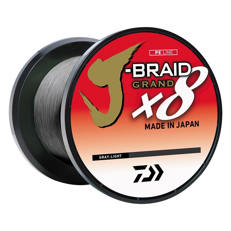 DAIWA 8 STRAND CASTING ROUND BRAID LINE J-BRAID GRAND X8 135m/150yd GRAY-LIGHT 