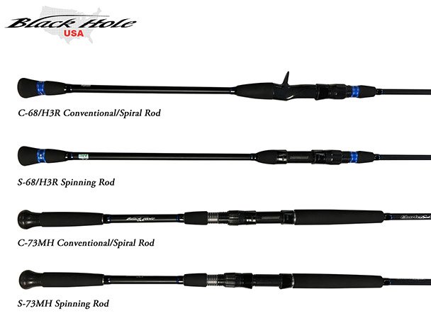 Southern California - UC US 85 Mega all black 8.5 ft fishing rod