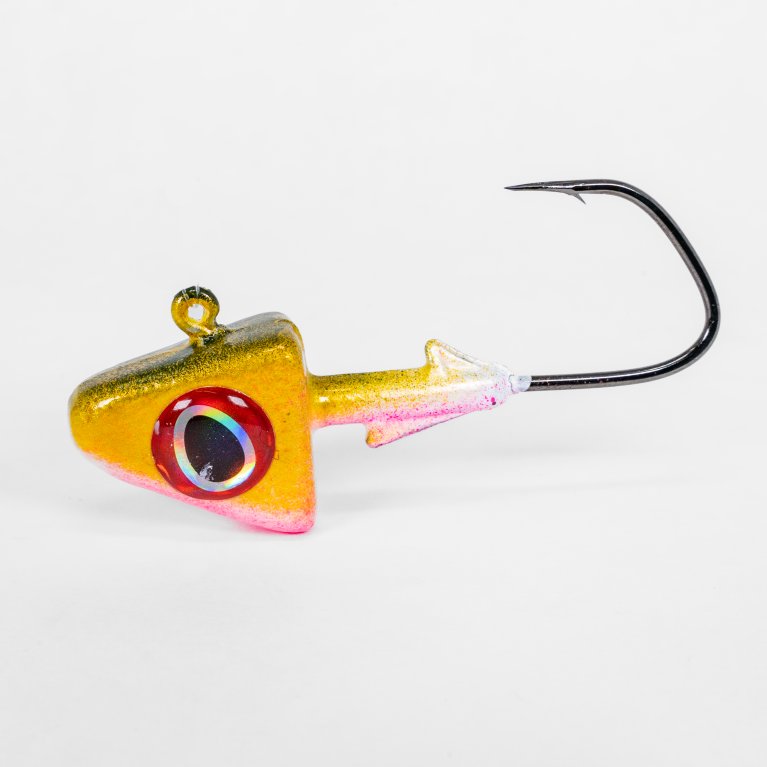 3D eyes bucktail jig saltwater fishing lure 6 pieces 1/2 oz 1/4 oz