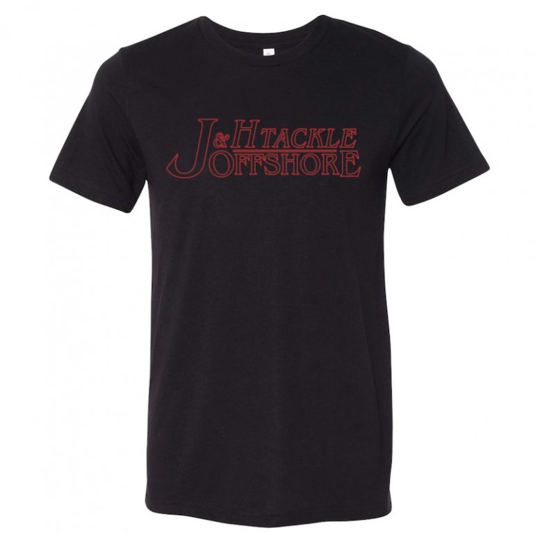 J&H Tackle Sportfisher T-Shirt Upside Down
