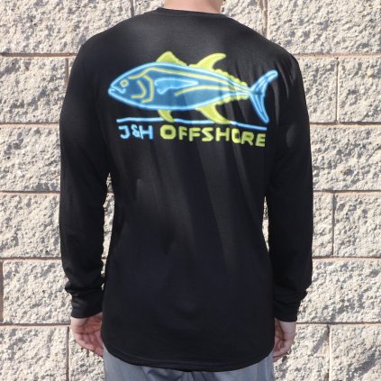 J&H Tackle Neon Tuna Long Sleeve T-Shirt