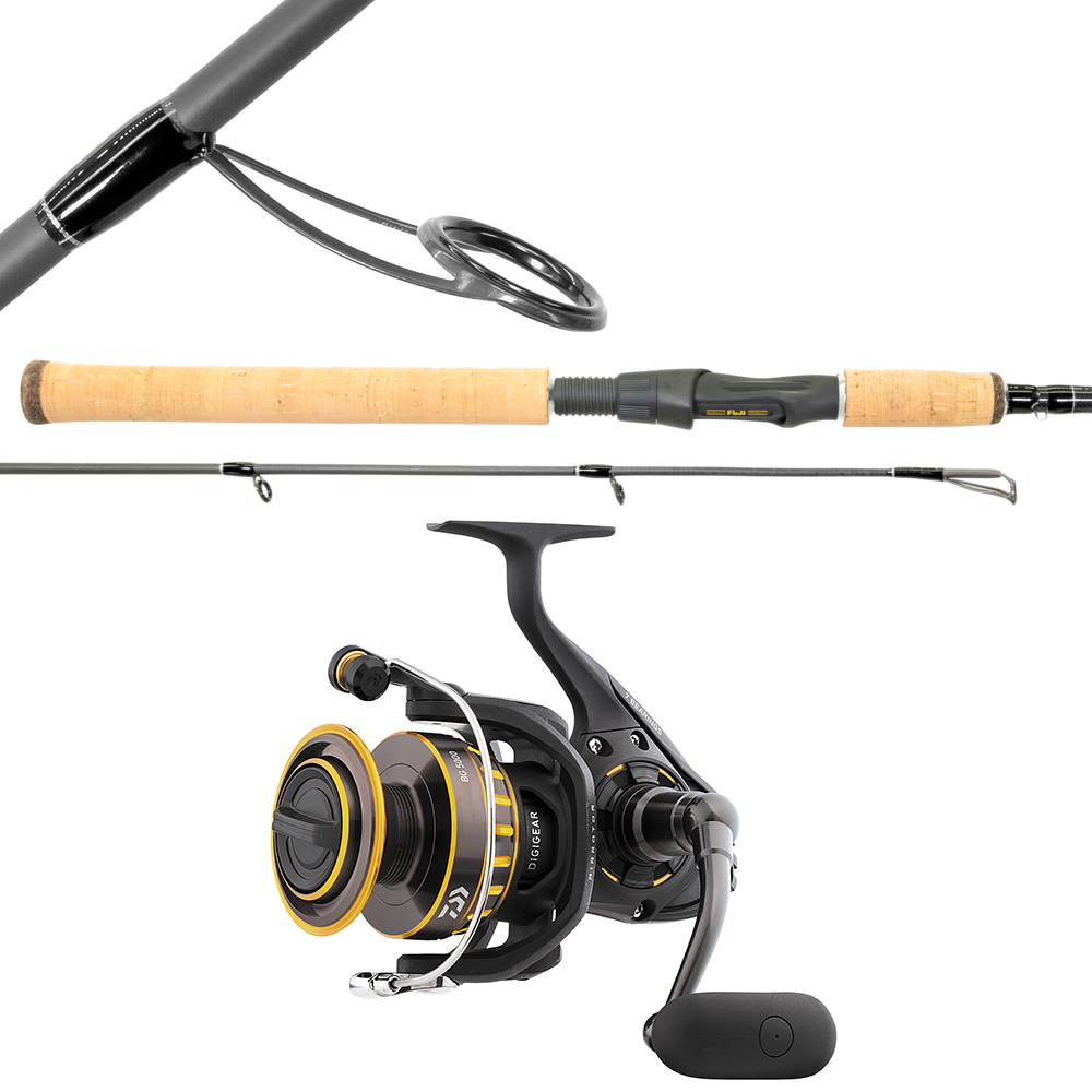 Dark Matter Daiwa BG Inshore Spinning Rod Combo