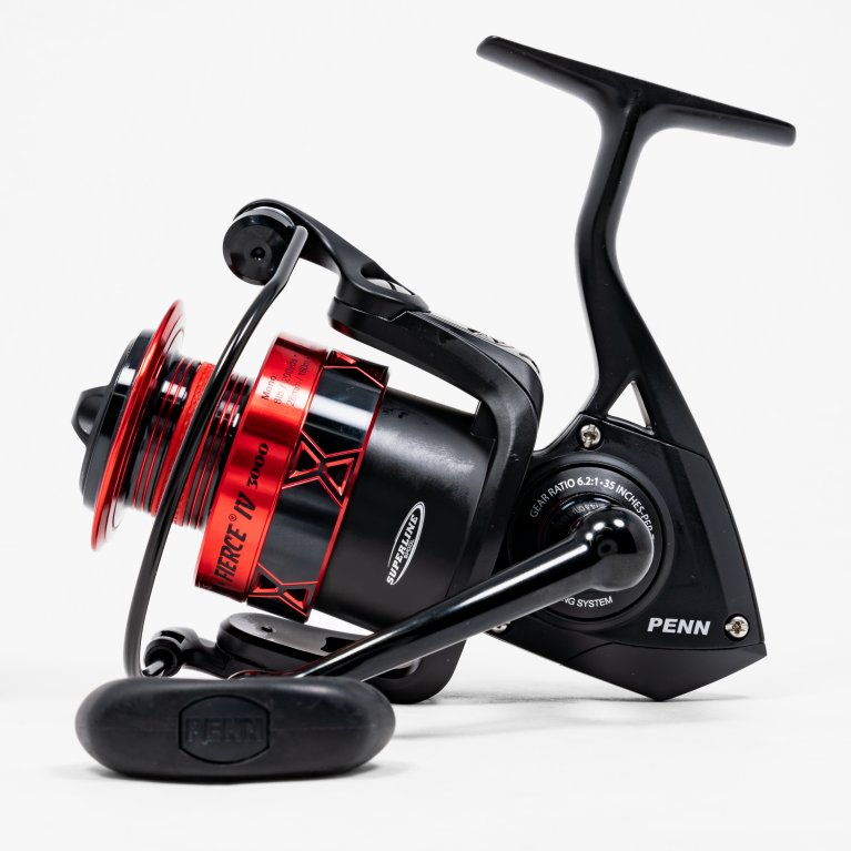 Fierce IV 3000 Spinning Reel - FRCIV3000 - Black/Red