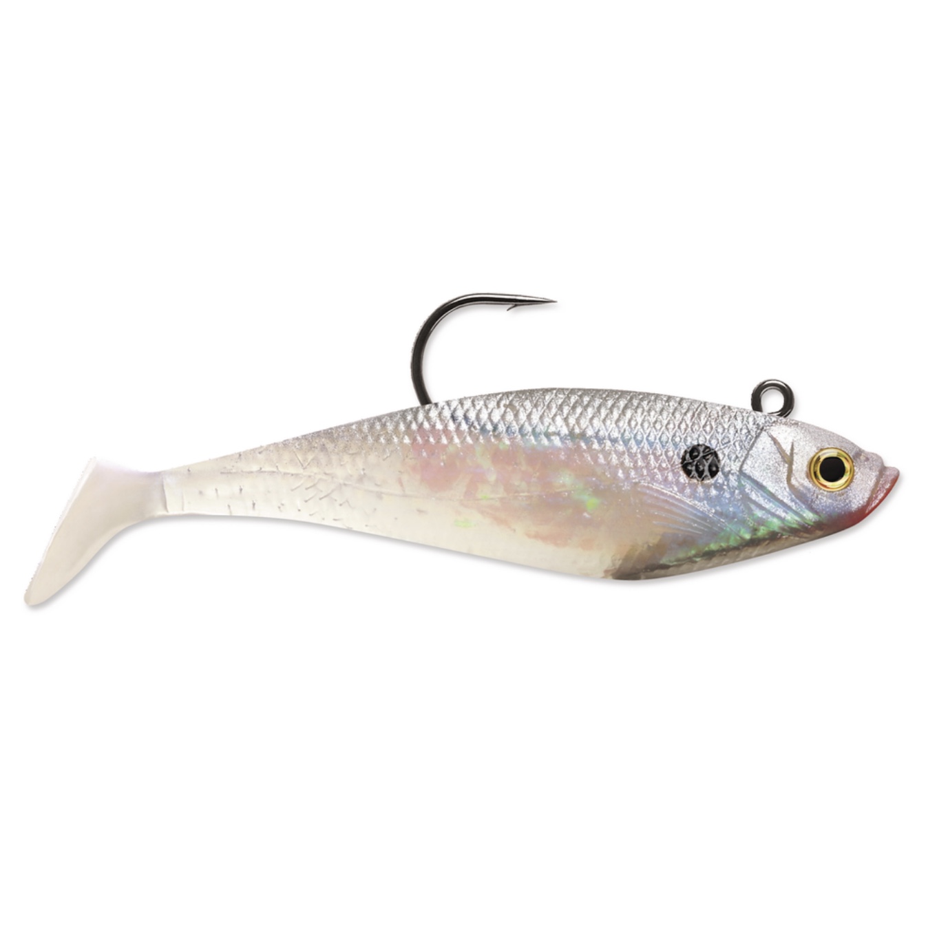 WildEye Swim Shad 04 Bunker Fishing Lures (3-Pack) - Ultra-Realistic Soft Bait With 3D Eyes & Holographic Finish - View #9